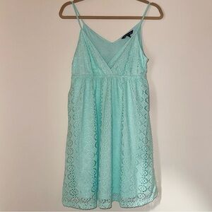 Express - Light Blue Lace Dress - NWT